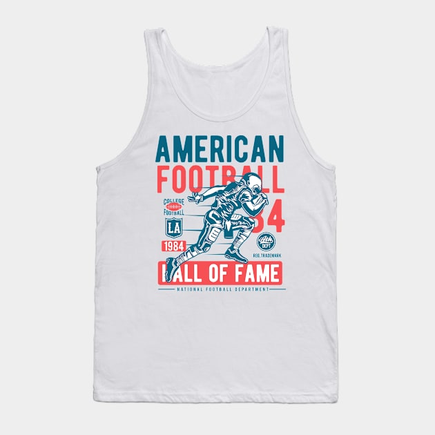 American Football Tank Top by PaunLiviu